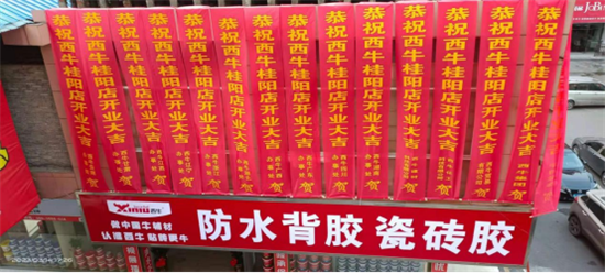 迎勢(shì)啟航 聚力前行!西牛建材湖南桂陽(yáng)旗艦店正式開業(yè)!